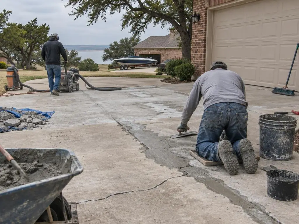 Concrete Crack Repair in Lewisville, TX
