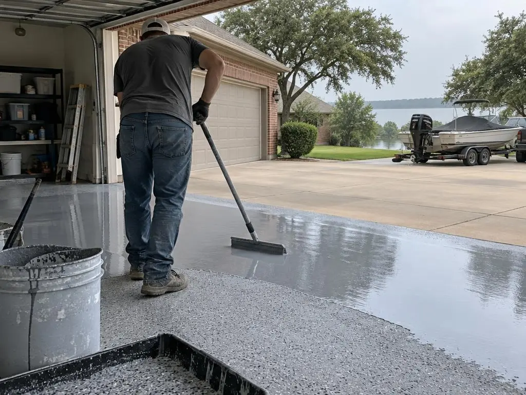 Garage Floor Epoxy in Lewisville, TX
