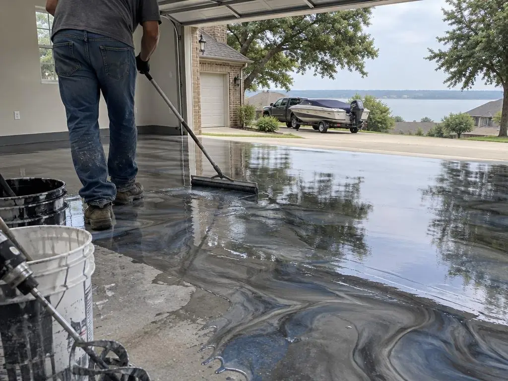 Metallic Epoxy Floors in Lewisville, TX
